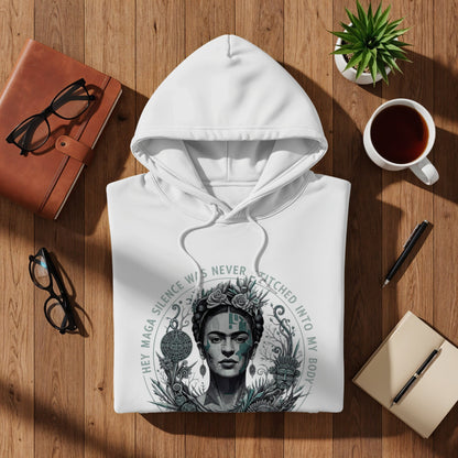 Frida Kahlo Hey Maga Silence Never Stitched Into My Body