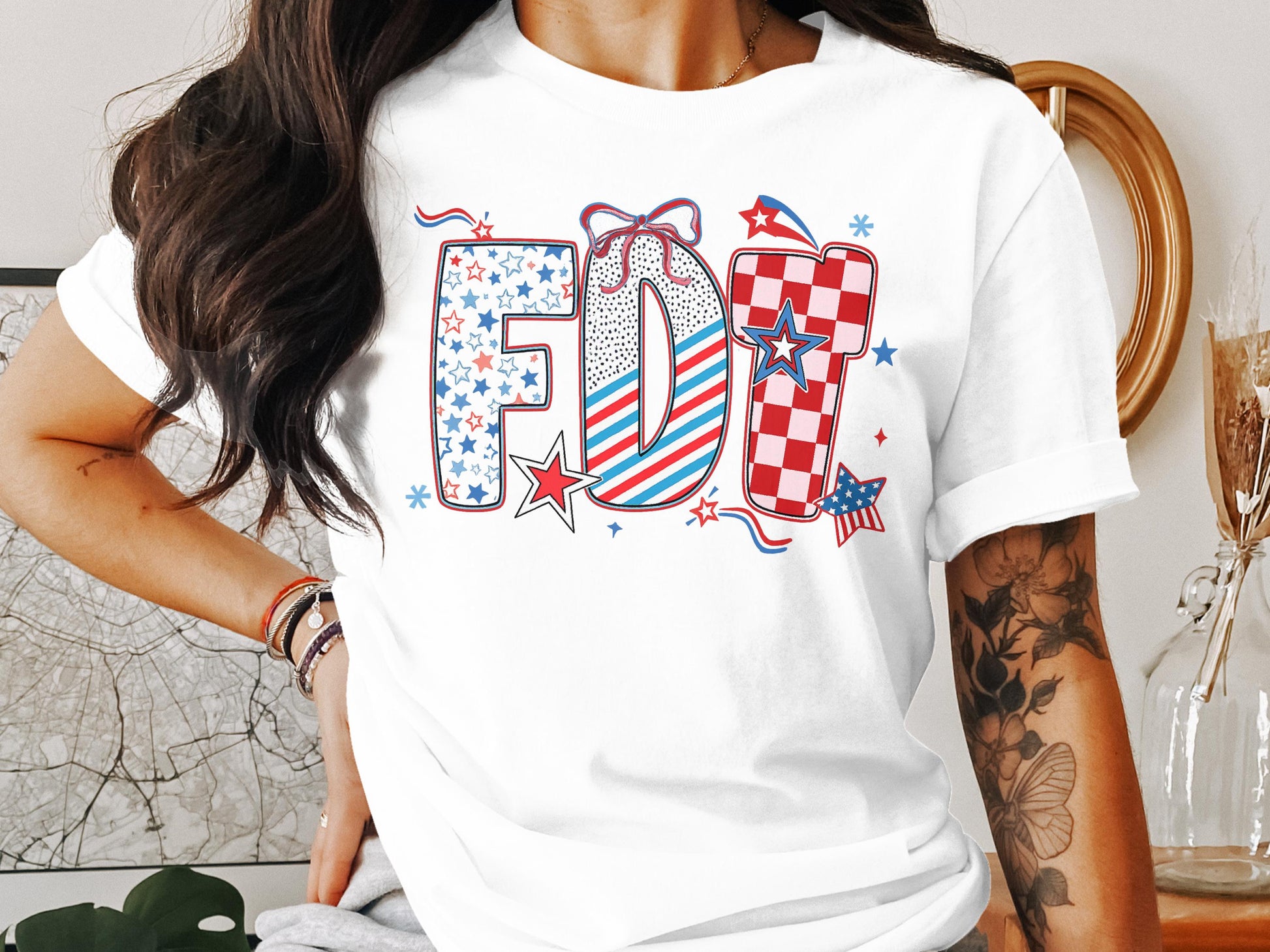 Fourth of July Themed FDT Graphic T-Shirt Product