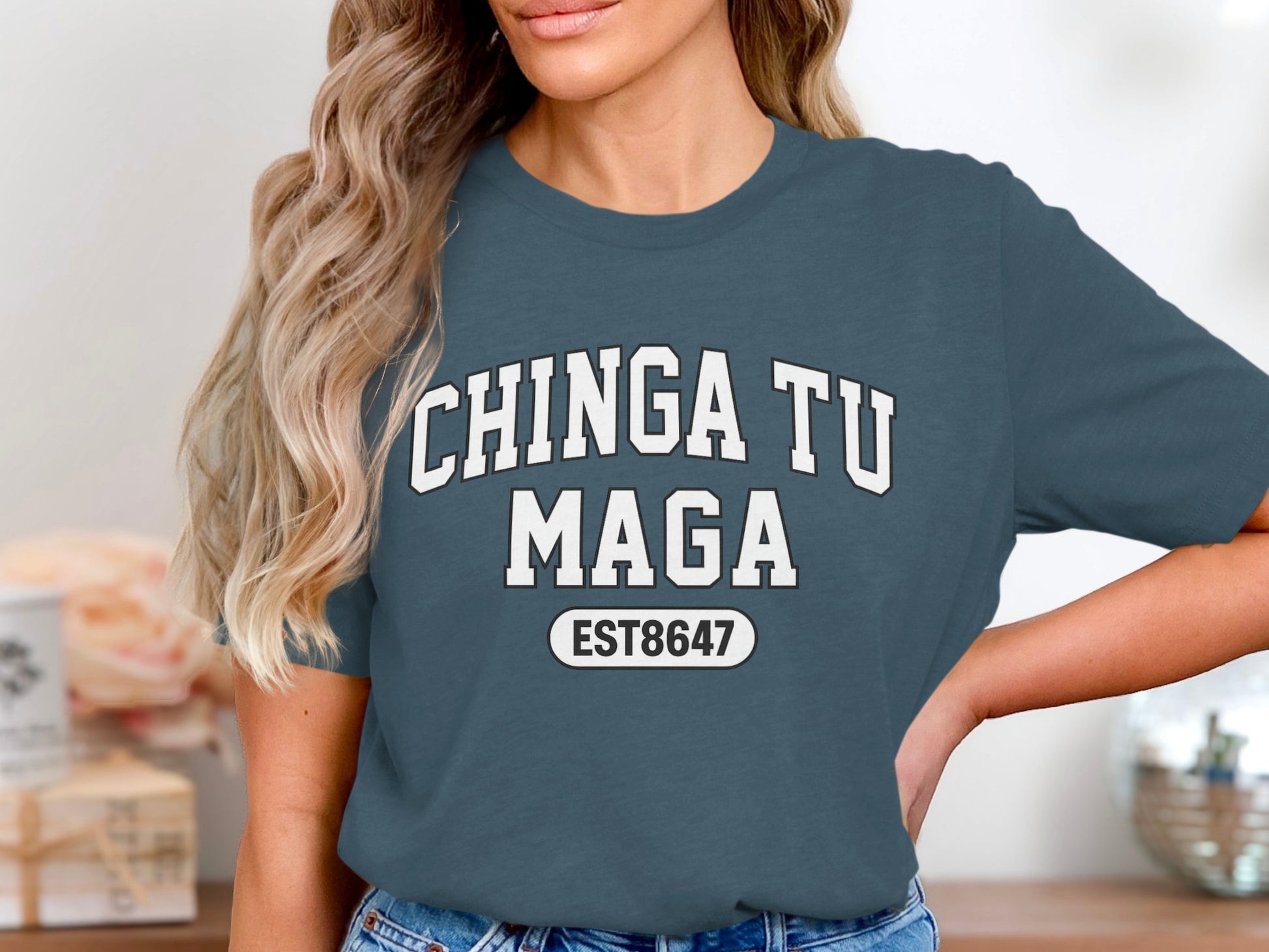 Chinga Tu Maga EST8647 Graphic T Shirt