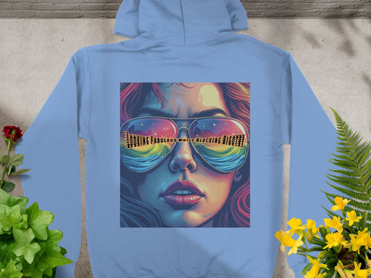 Vibrant Artistic Portrait Hoodie product type