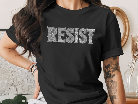 Resist Statement Graphic T-Shirt for Activists