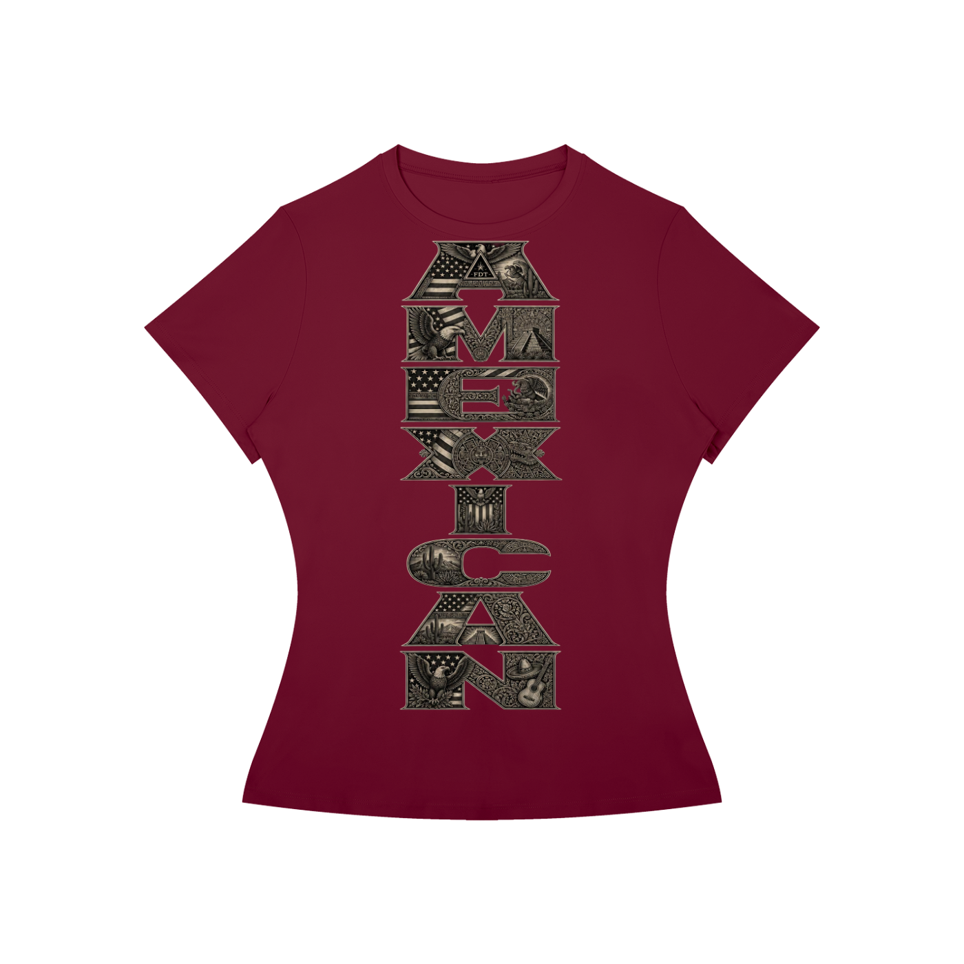 Amexican Pride Brown and Proud Women’s Slim Fit Performance T-Shirt