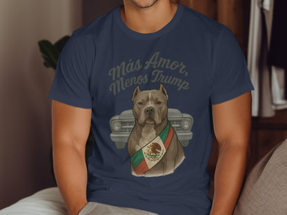Más Amor Menos Trump Graphic Dog T-Shirt product