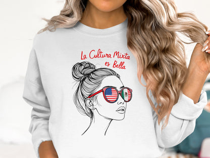 La Cultura Mixta Es Bella Fashion Sweatshirt product type