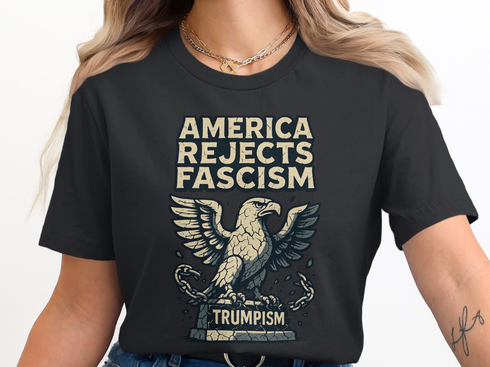 America Rejects Fascism Trumpism Graphic Shirt product