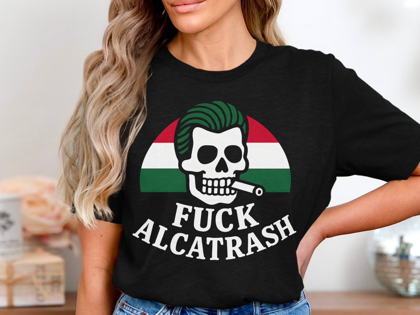Skull Design F**k Alcatrash Graphic T-shirt product type