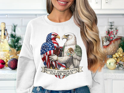 Protect Immigrants Foster Peace Sweatshirt product