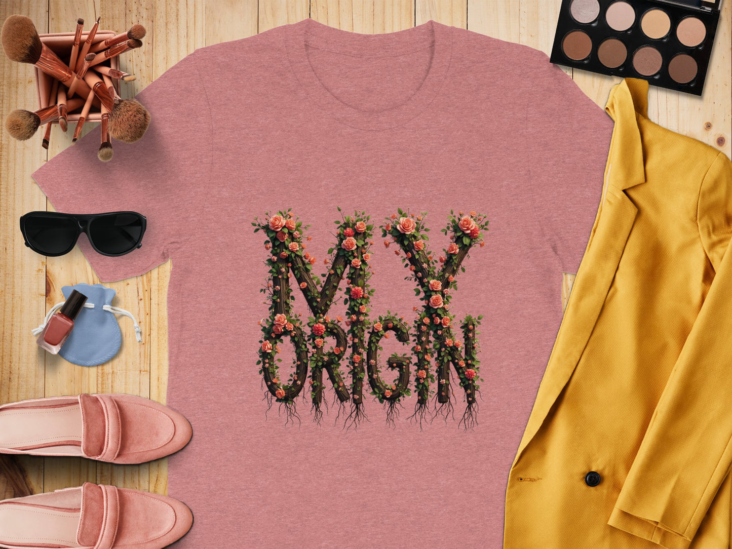Floral My Origin Graphic Tee Shirt product type