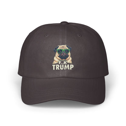 Funny Pug with Sunglasses F K Trump Hat product type