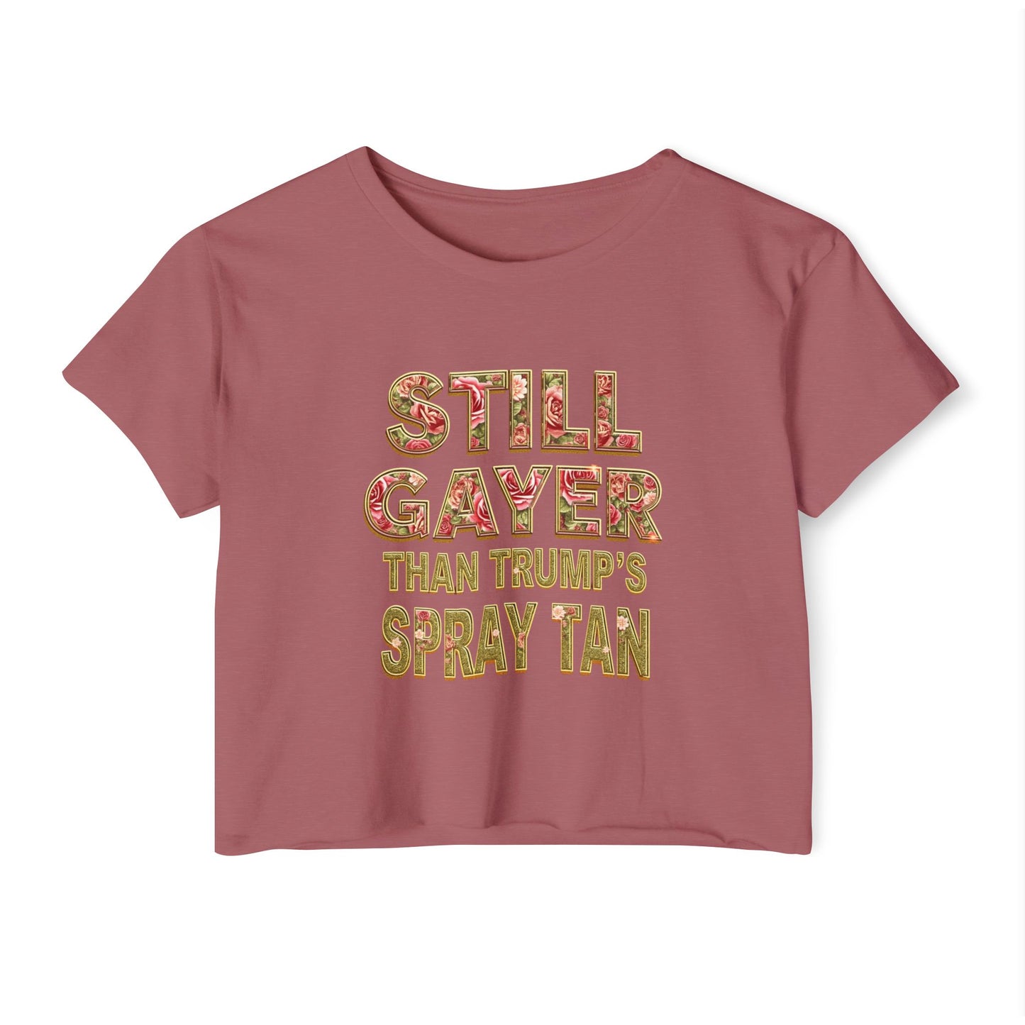 Pride crop top Still Gayer Festival Crop Top for Pride and Celebration