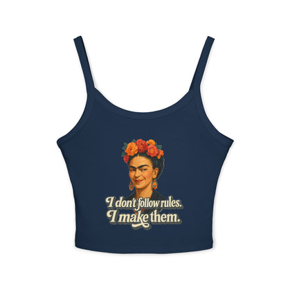 Frida Khalo Inspired Women's Tank Top, Feminist Apparel, Stylish Summer Top, Boho Fashion, Casual Wear, Statement Tee