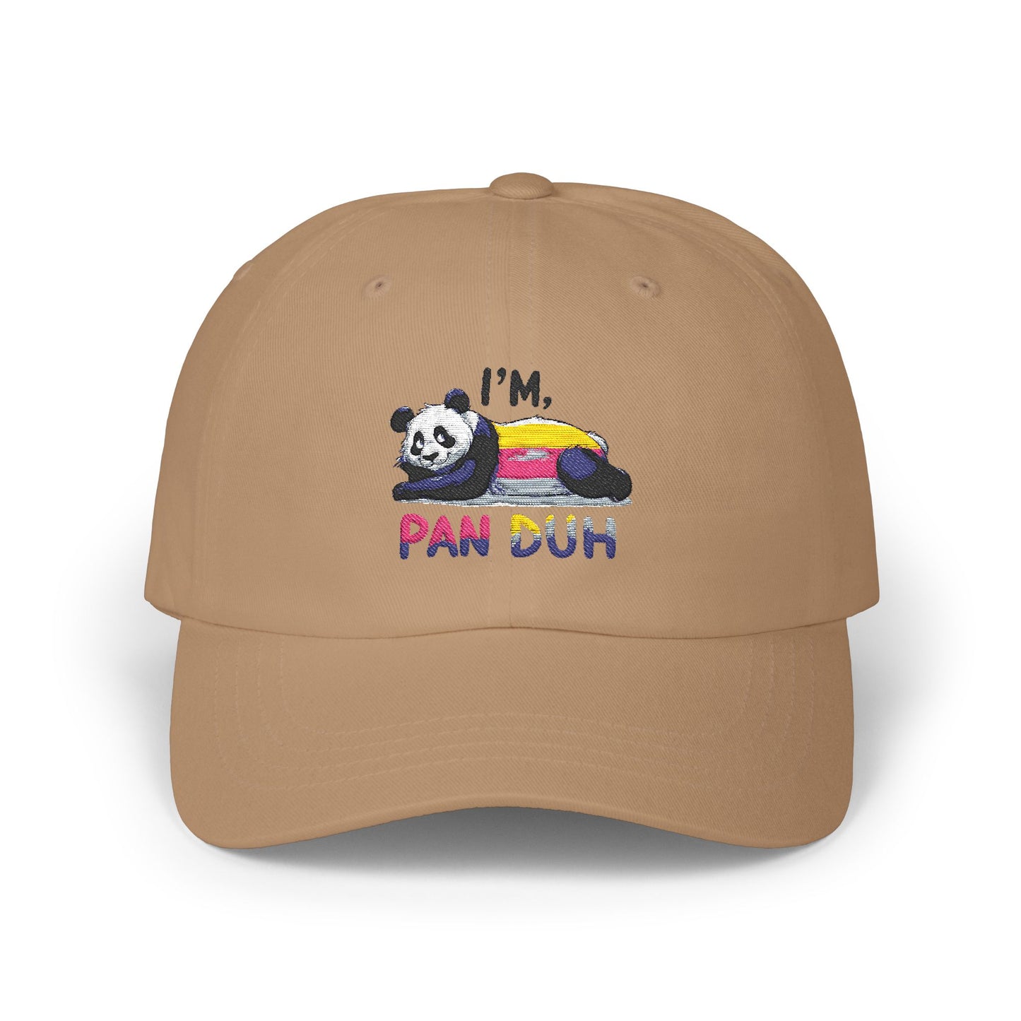 Panda Cap with Cute Quote, Perfect Gift Hat for Casual Outings, Unique Accessory, Trendy Cap