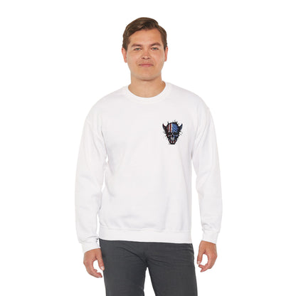 Artistic Graphic Crewneck Sweatshirt - Bold Design for Creative Souls