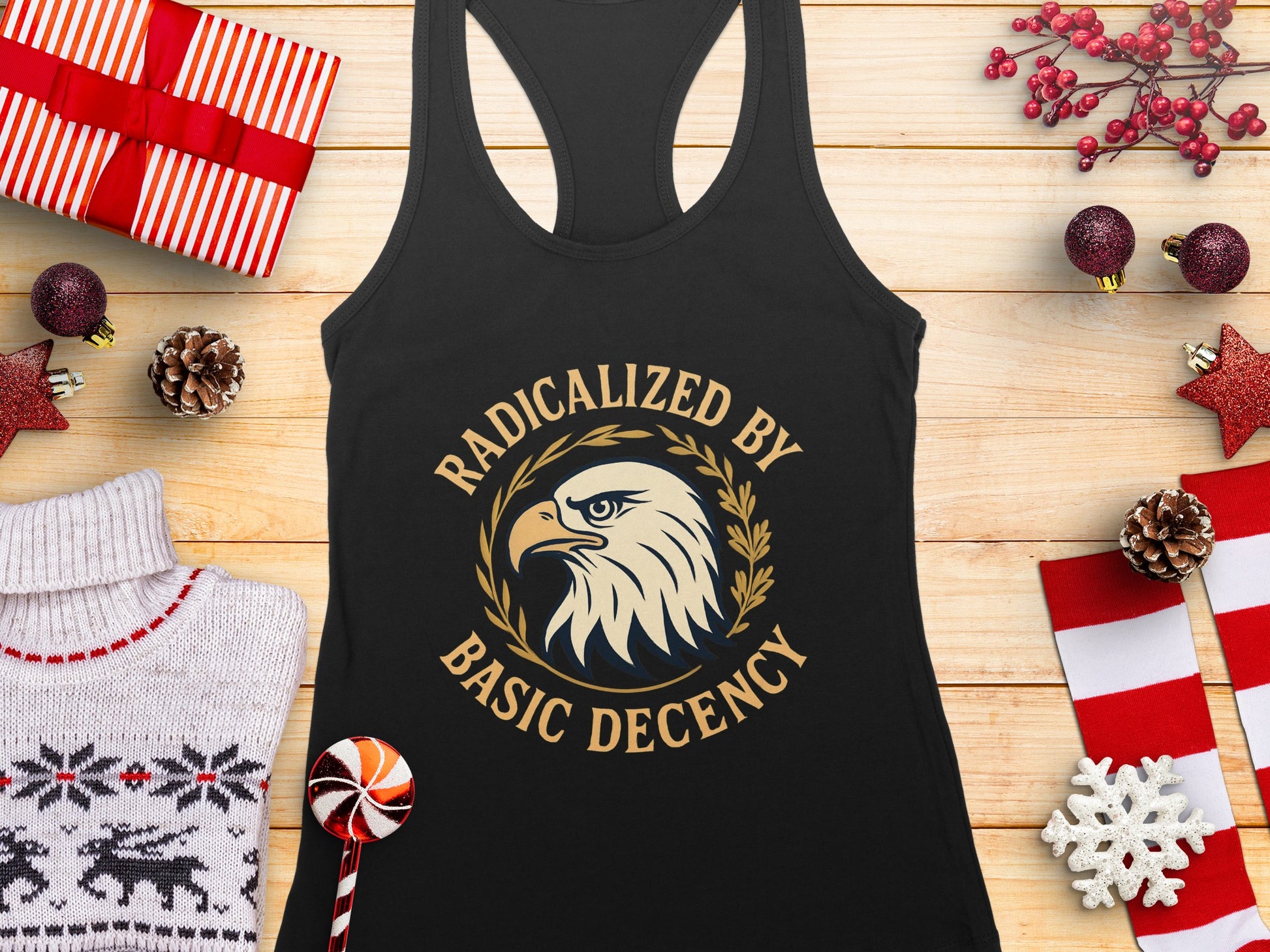 Radicalized By Basic Decency Tank Top