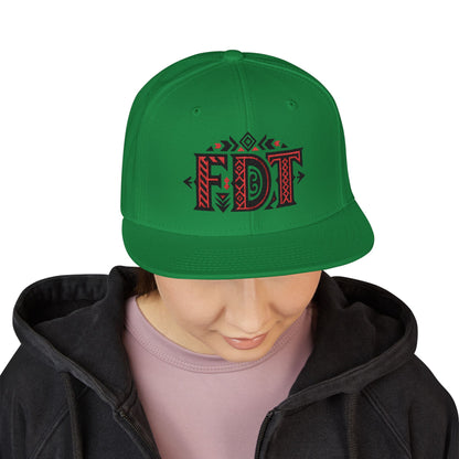 FDT Chinga Tu MAGA Embroidered Snapback Cap, Stylish Adjustable Hat, Gift for Dads, Streetwear Accessory, Trendy Headwear for All Occasions