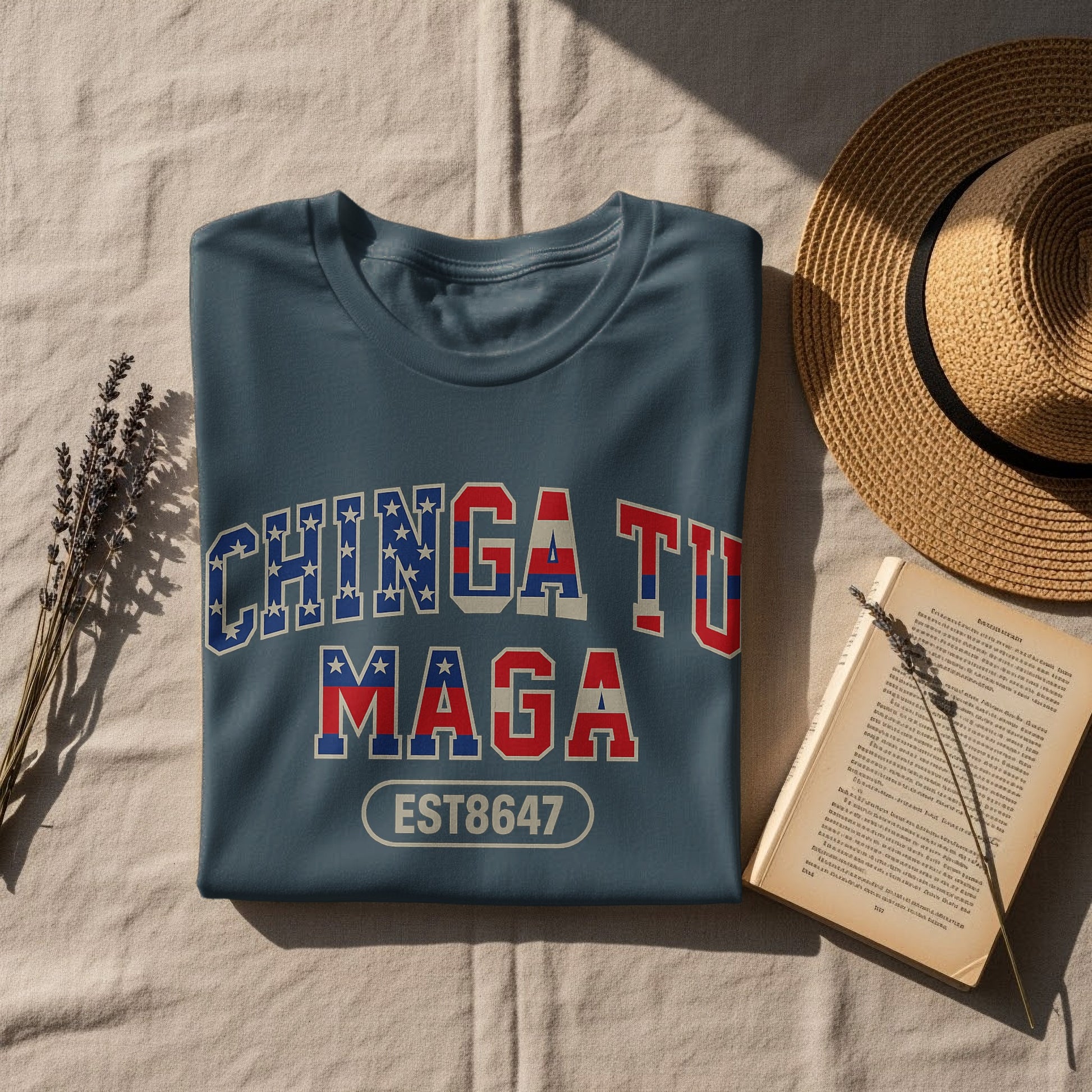 Chinga Tu Maga EST 8647 Graphic T-shirt for Sale