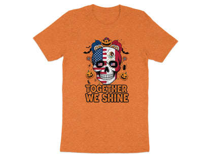 Together We Shine Skull Halloween T-shirt product type