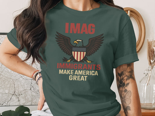 Immigrants Make America Great IMAG Tee product
