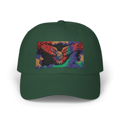 Pride hat Vibrant Eagle Embroidered Cap, Stylish Hat for Outdoors, Casual Wear, Gift Bird Lover's Accessory