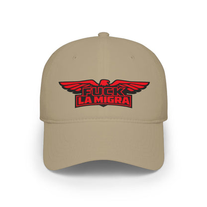 Bold Statement Fuck La Migra Eagle Design Hat