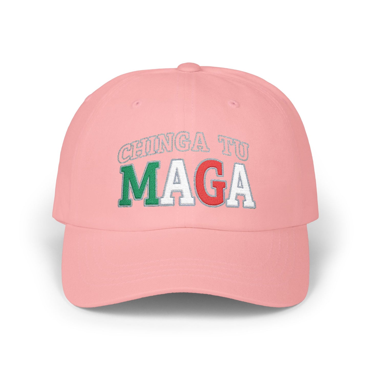 CHINGA Tu Maga Hat Embroidered Classic Dad Cap, Casual Hat for Every Occasion, Trendy Gift for Dads, Summer Accessory, Unisex Cap