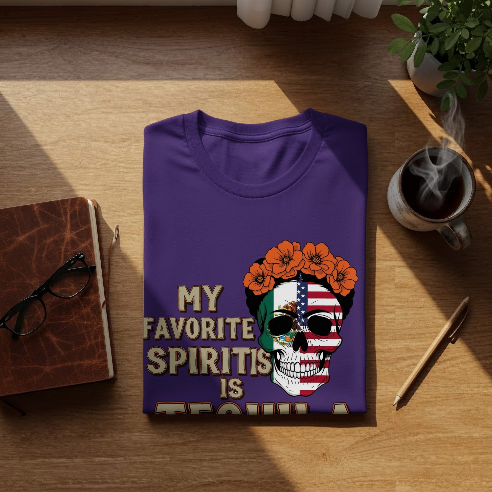 My Favorite Spirit Is Tequila Skull Design product