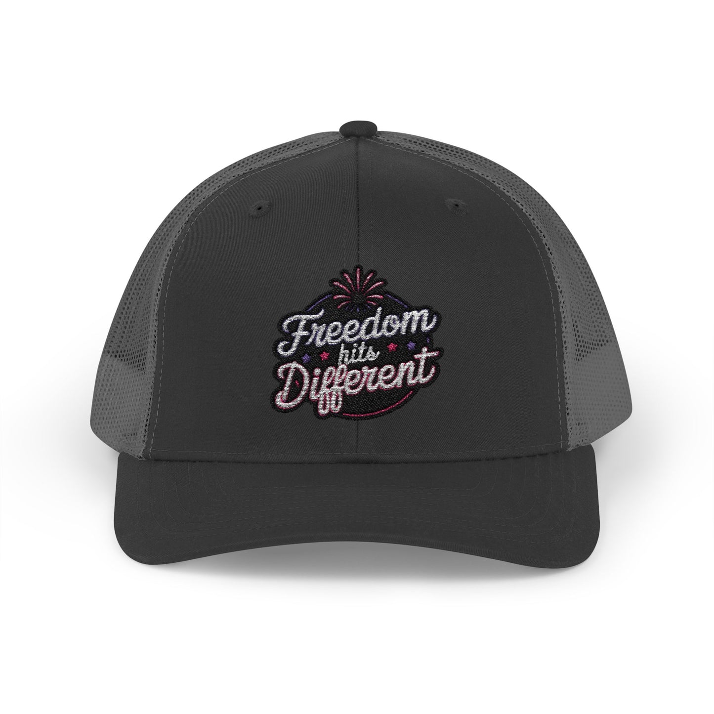 Freedom Hits Different Snapback Trucker Cap - Stylish Sportswear for Summer Activities