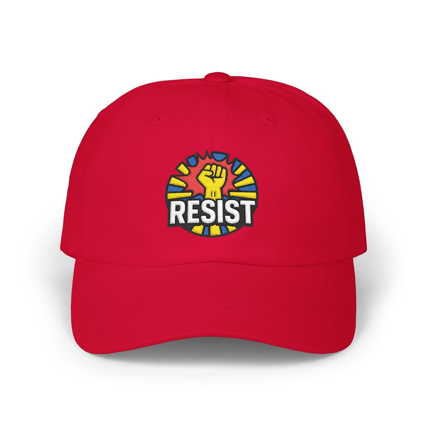 Anti Trump Hat Embroidered Resist Hat Cap, Classic Dad Hat, Unisex Cap for Activists, Casual Wear, Gift for Fathers Day