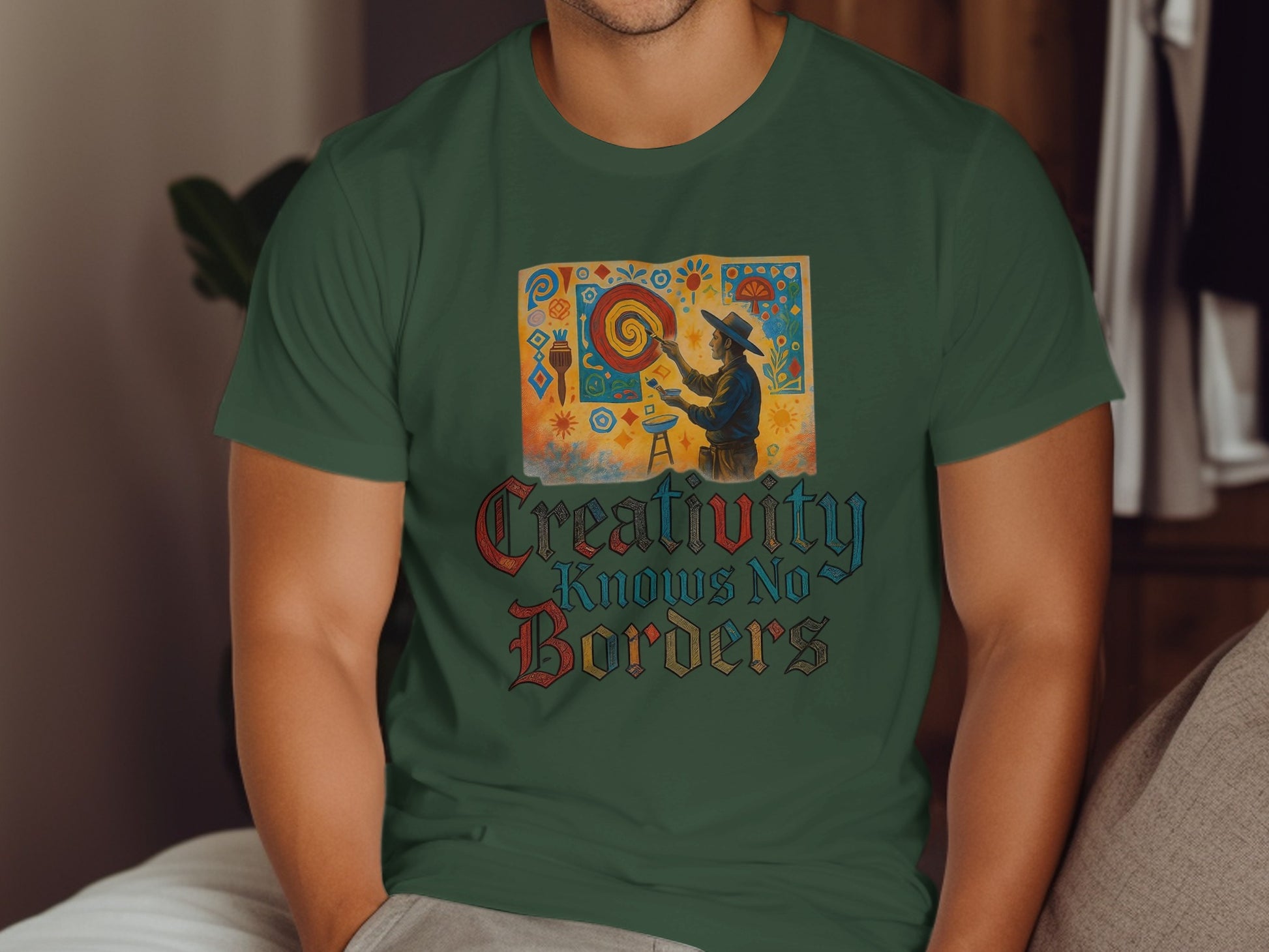 Creativity Knows No Borders Graphic T-Shirt product type