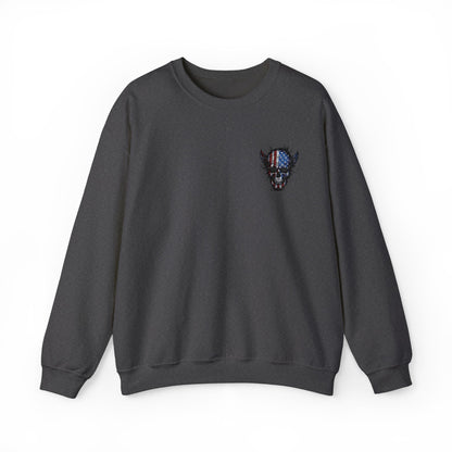 Artistic Graphic Crewneck Sweatshirt - Bold Design for Creative Souls