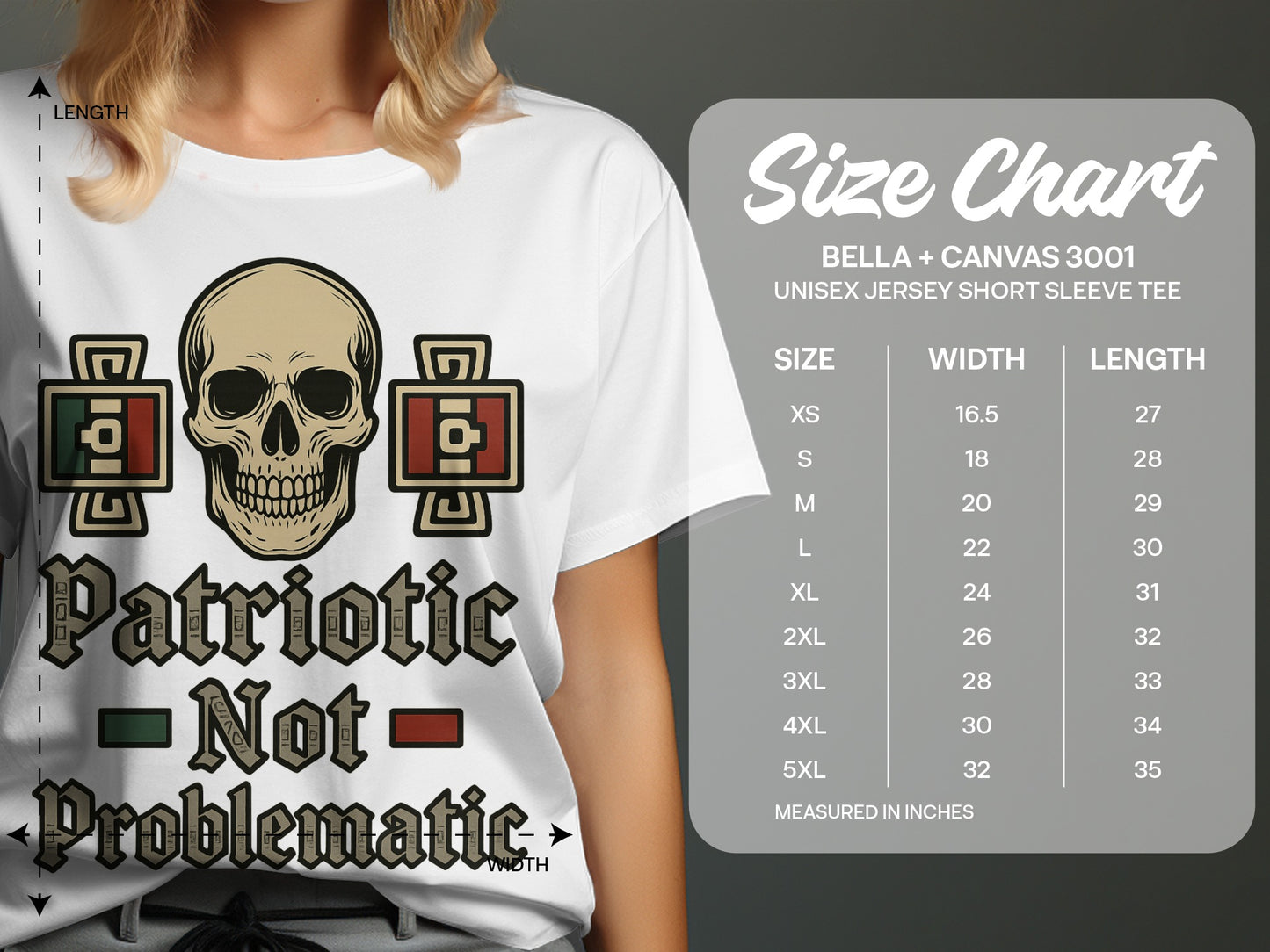 Patriotic Not Problematic Unisex Jersey Short Tee