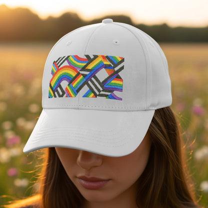 Colorful Abstract Rainbow Design Hat product