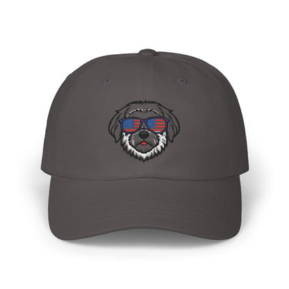 Patriotic Dog Dad Cap - Adjustable Classic Hat for Pet Lovers