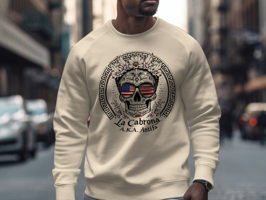 La Cabrona A.K.A. Antifa Skull Graphic Apparel