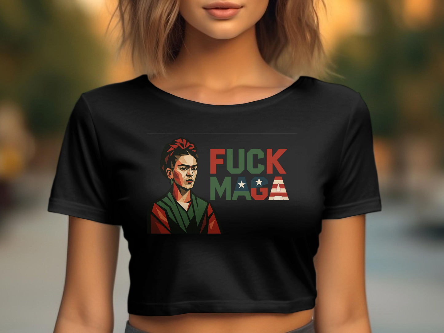Provocative Statement Fuck MAGA Graphic Tee product type