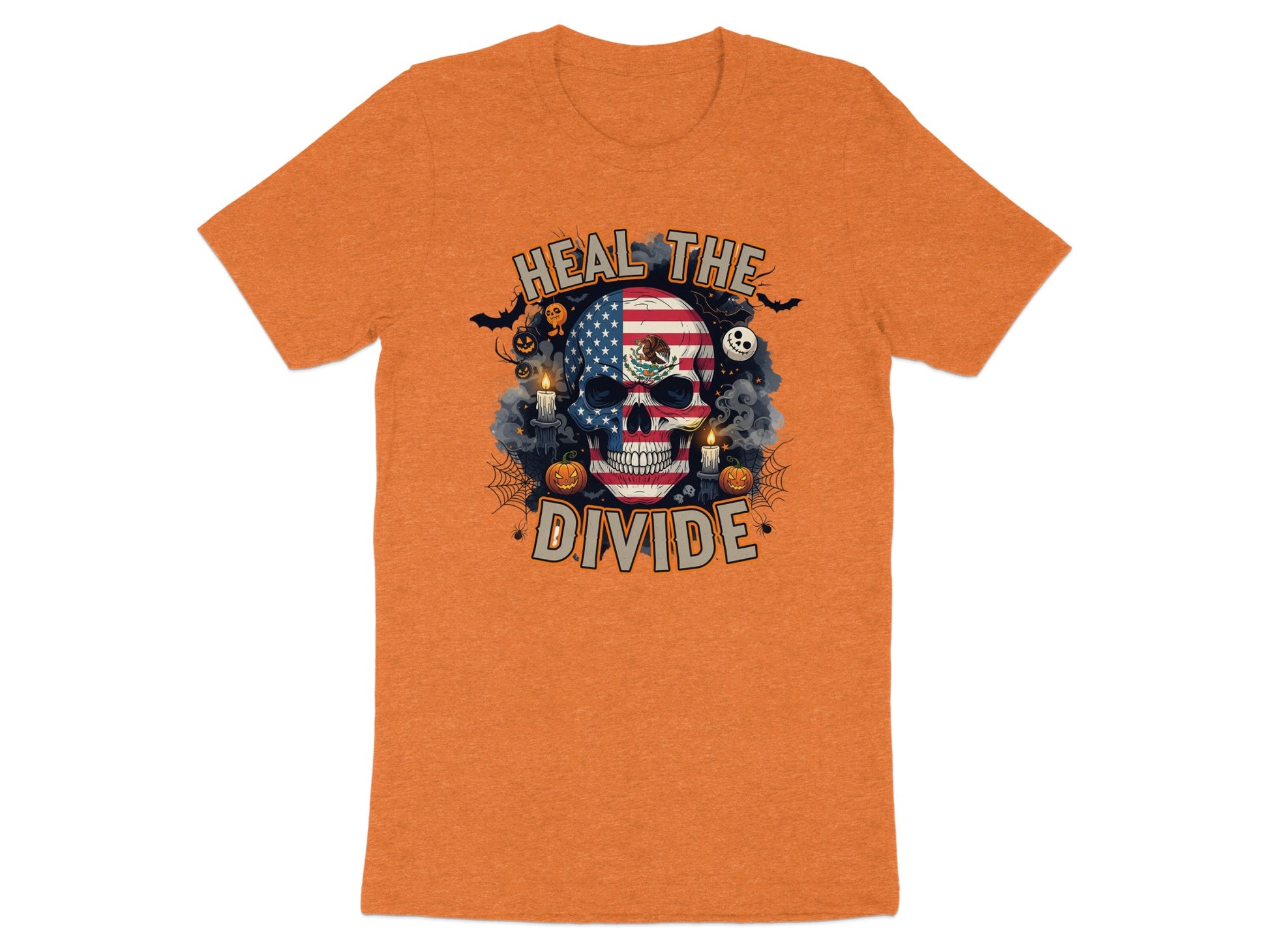 HEAL THE DIVIDE Halloween Skull Graphic T-shirt product