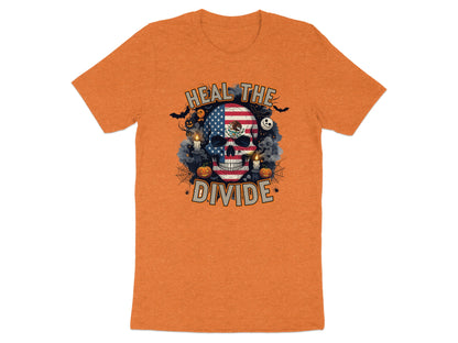 HEAL THE DIVIDE Halloween Skull Graphic T-shirt product