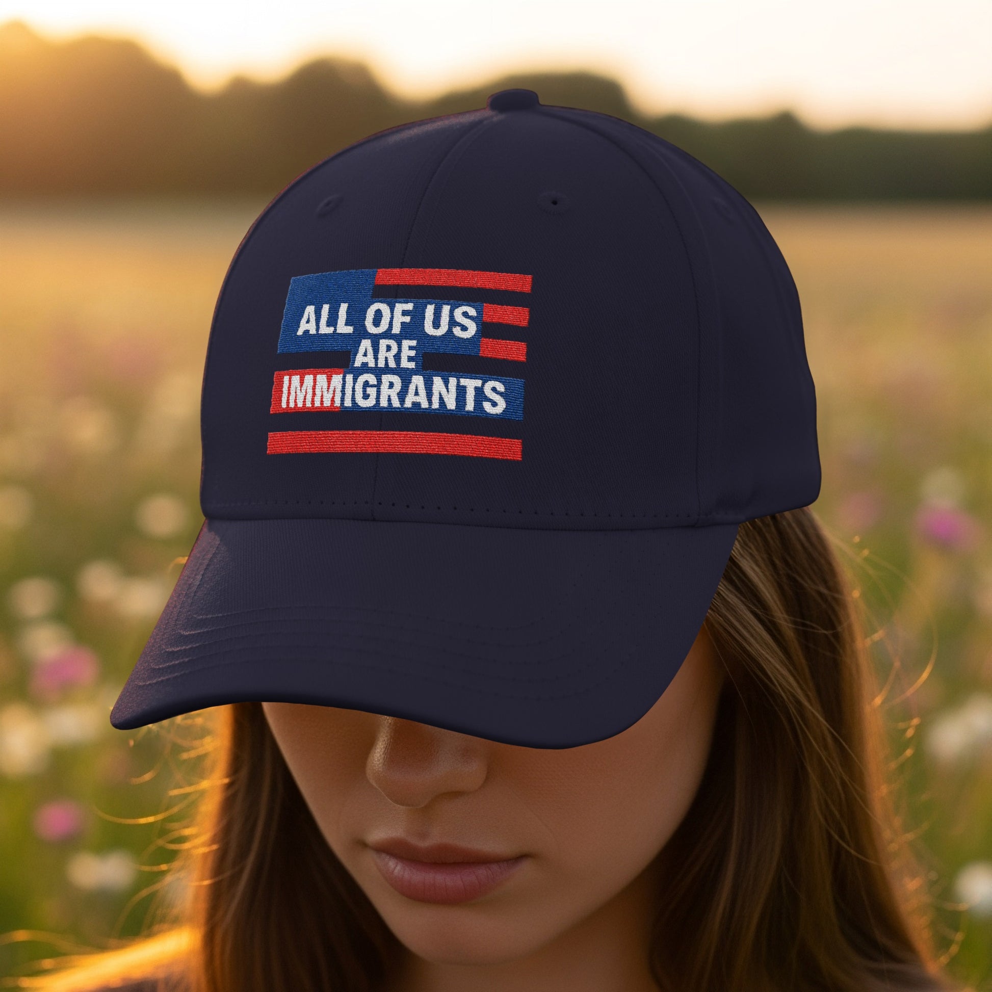 All of Us Are Immigrants Styled Statement Hat product type