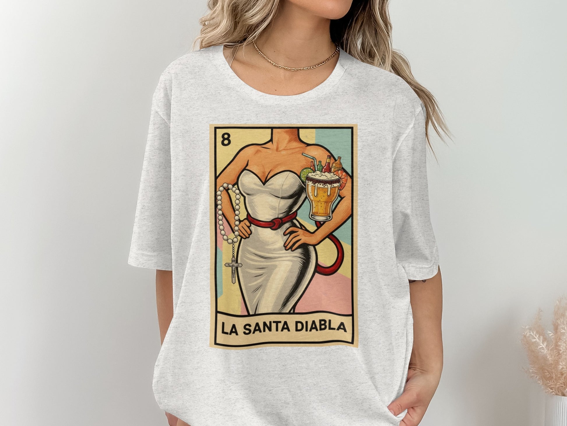 La Santa Diabla Unique Graphic T-Shirt product type