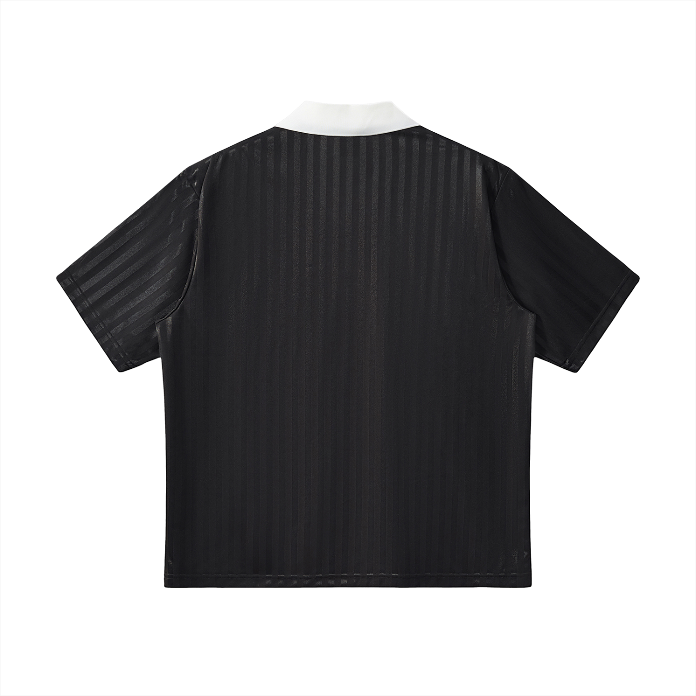 Chinga Tu Maga Contrast Collar Striped Soccer Jersey