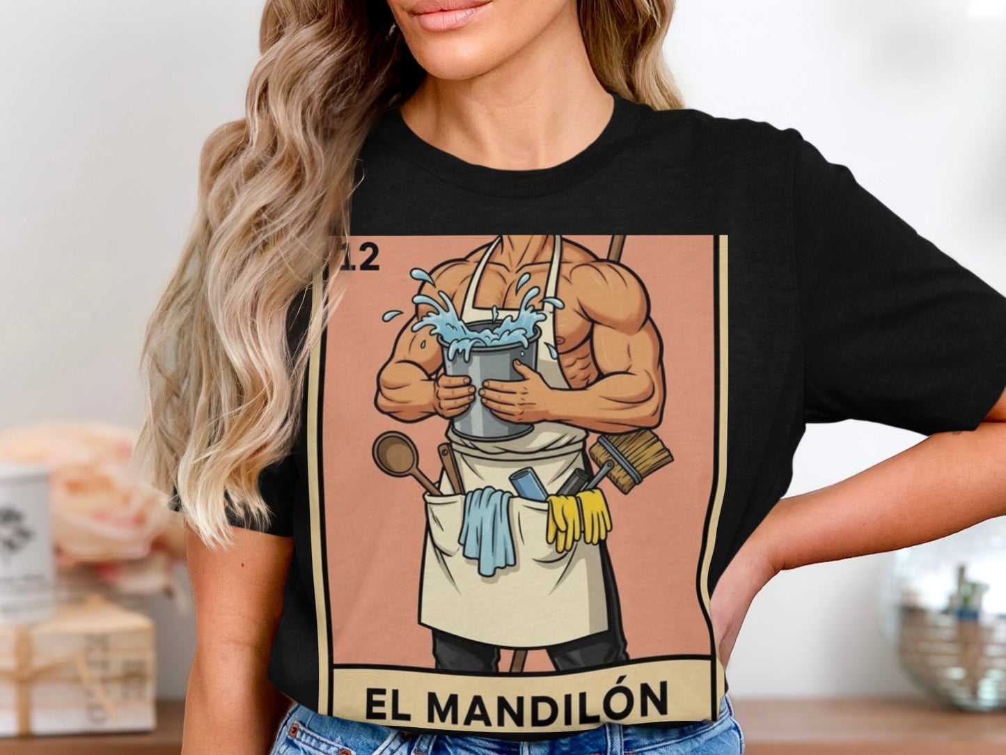Funny Cartoon Apron Graphic Women's T-Shirt product