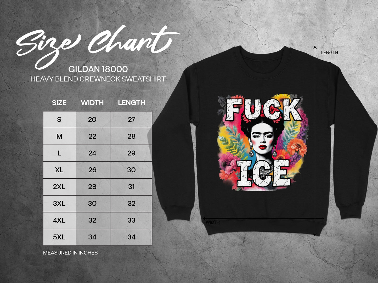 Bold Artistic Fuck Ice Graphic Sweatshirt