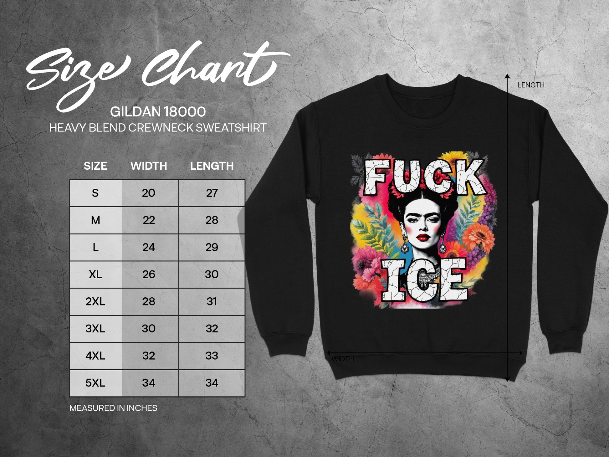 Bold Artistic Fuck Ice Graphic Sweatshirt