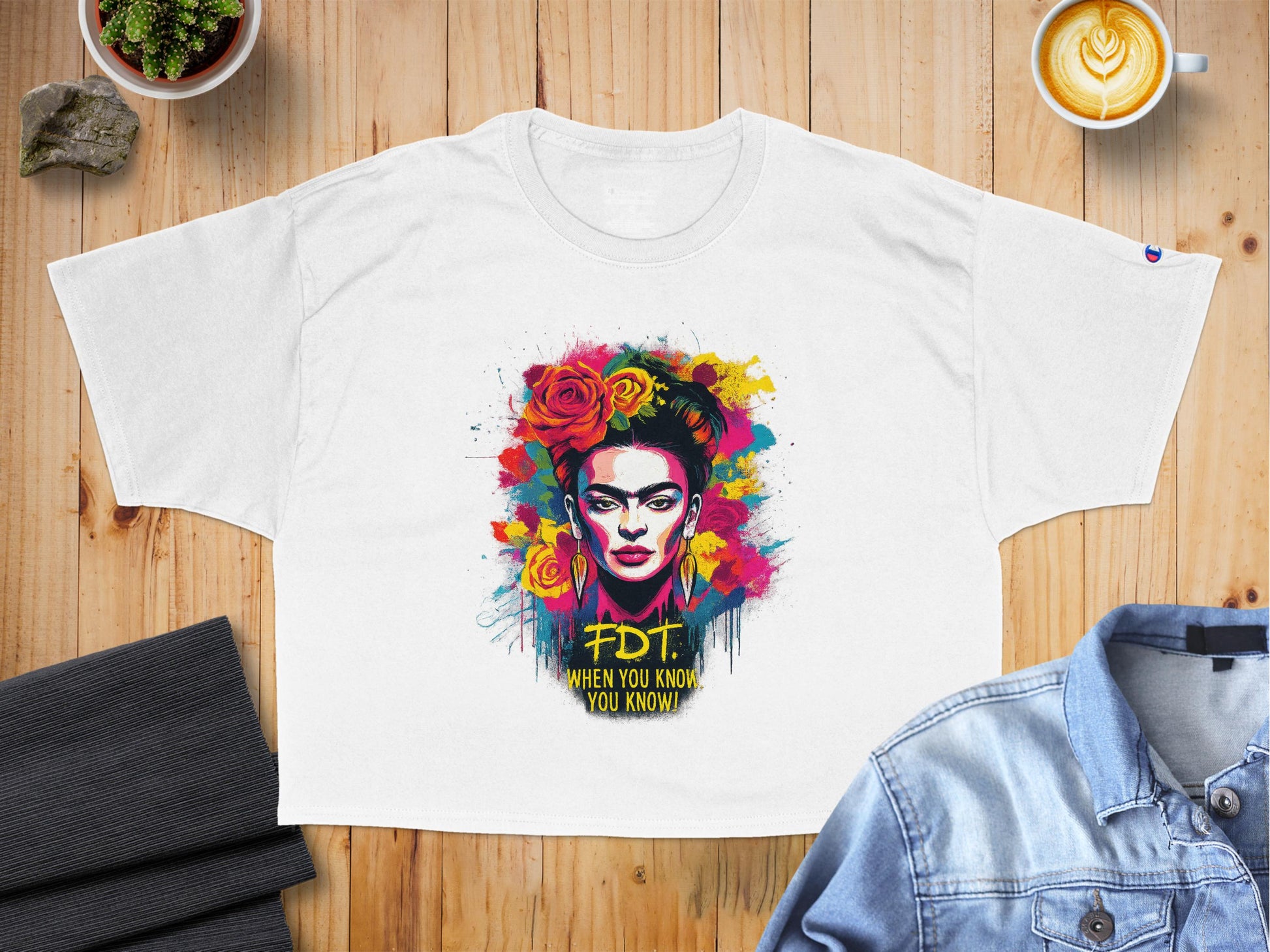 Vibrant Artistic Face Design Short Sleeve T-Shirt product