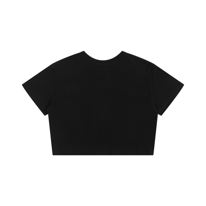 Immigrant Roots Crop Baby Tee Seamless T-Shirt - 200 GSM