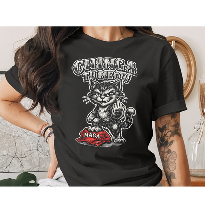 CHINGA TU MEOW MAGA Middle Finger Cat product type