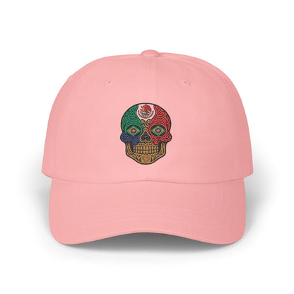 Colorful Skull Dad Cap, Casual Hat, Unique Headwear, Gift for Him, Summer Accessory, Festival Look