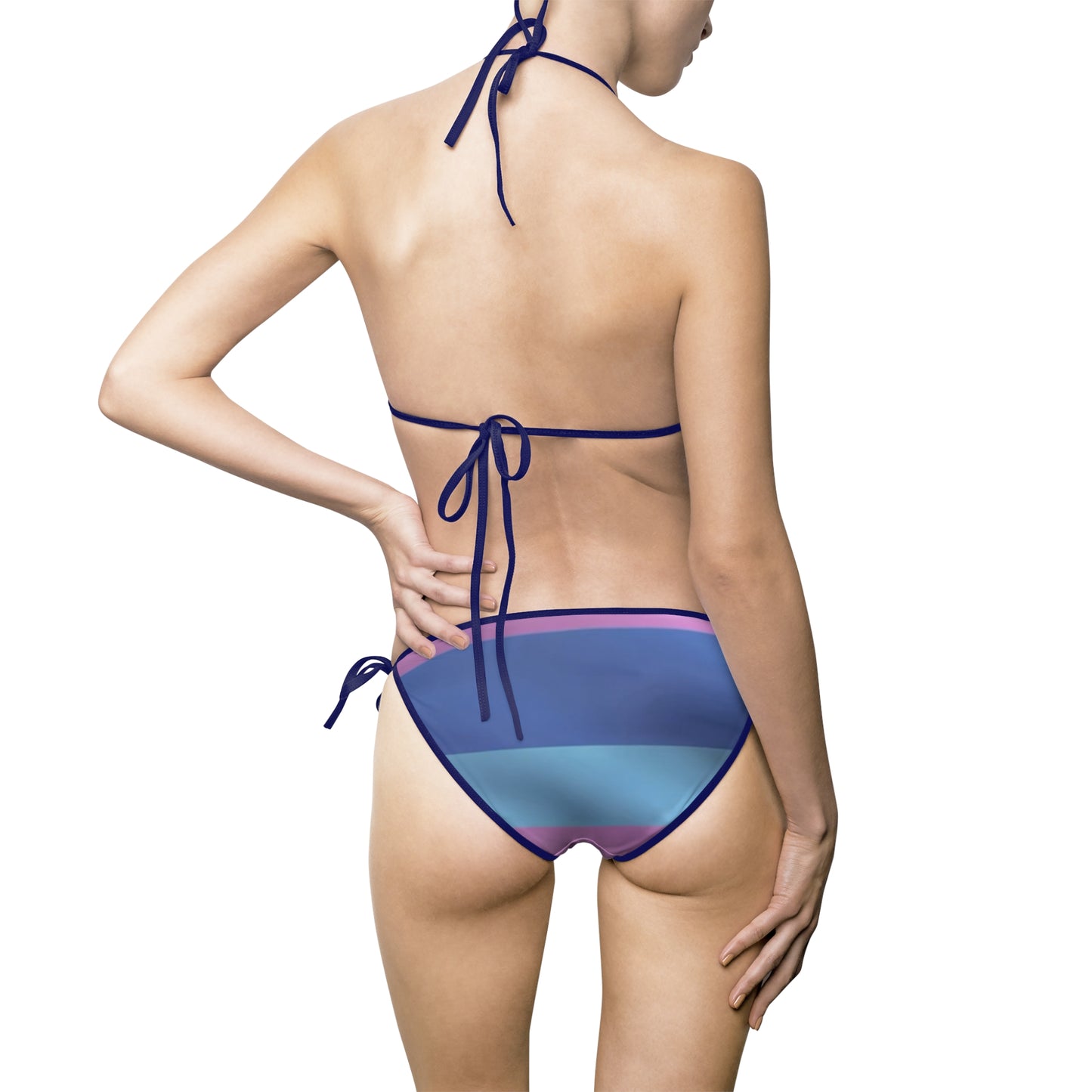 Pride Joyful Bikini Swimsuit, Rainbow Swimsuit, Summer Swimwear, Beachwear, Pride Edition Swimwear, Vacation Swim Set, Holiday Swimwear