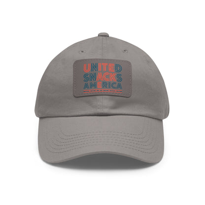 Trendy Dad Hat with Leather Patch - United Snacks America