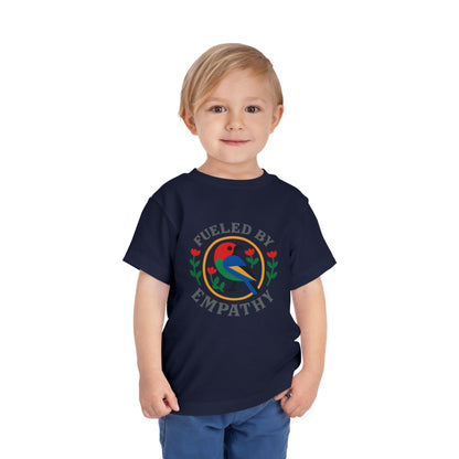 Empathy Bird Toddler Tee - Cute Short Sleeve Shirt for Kids, Gift for Birthdays, Encouraging Apparel, Toddler Fashion